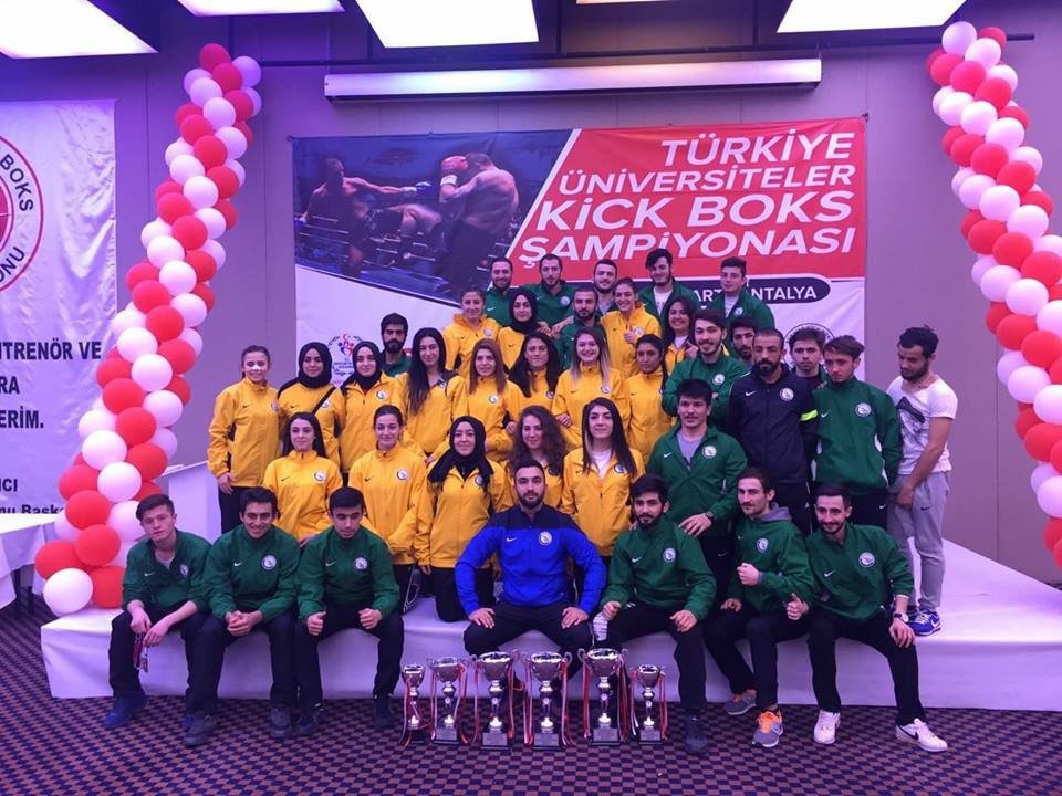 Düzce Üniversitesi Kick Boksta Tarih Yazdı