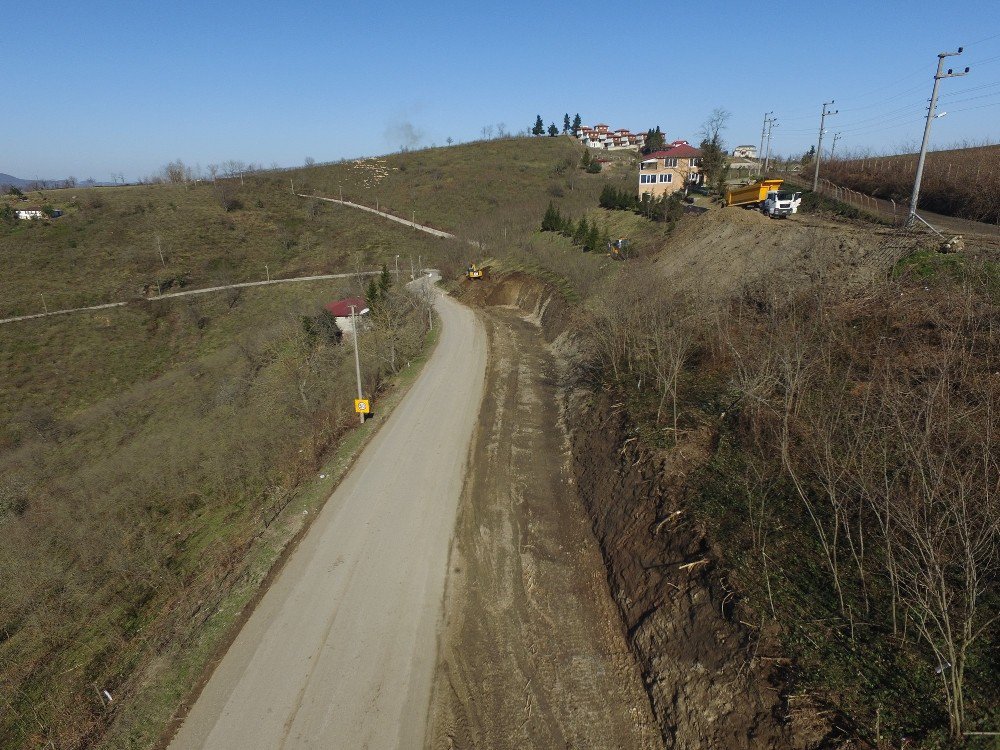 Boztepe Yolu Genişliyor