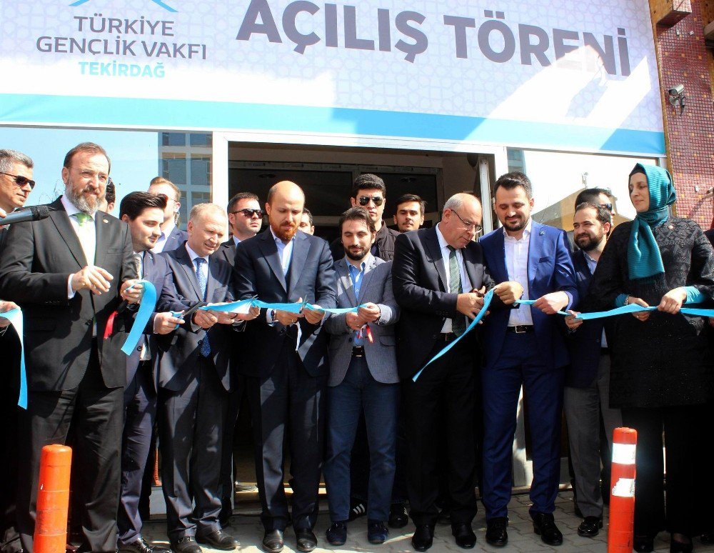 Bilal Erdoğan Tügva Tekirdağ Temsilciliğinin Açılışını Yaptı