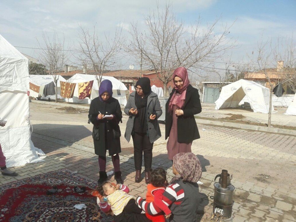 Kadın Ve Çocuk Hakları Derneği Deprem Bölgesinde