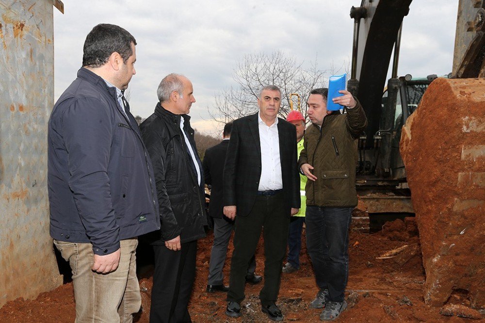 Başkan Toçoğlu, İki İlçenin İçme Suyu Hattındaki Çalışmaları İnceledi