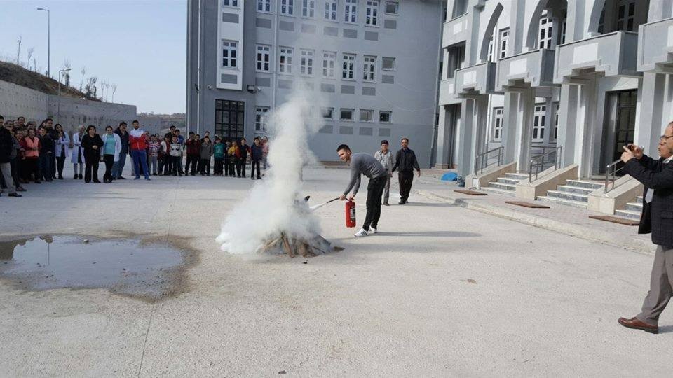 Okullarda Yangın Tatbikatı