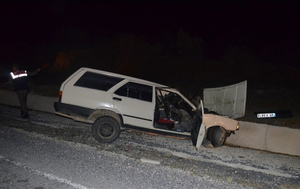 Kula’da Trafik Kazası: 1 Ölü, 4 Yaralı