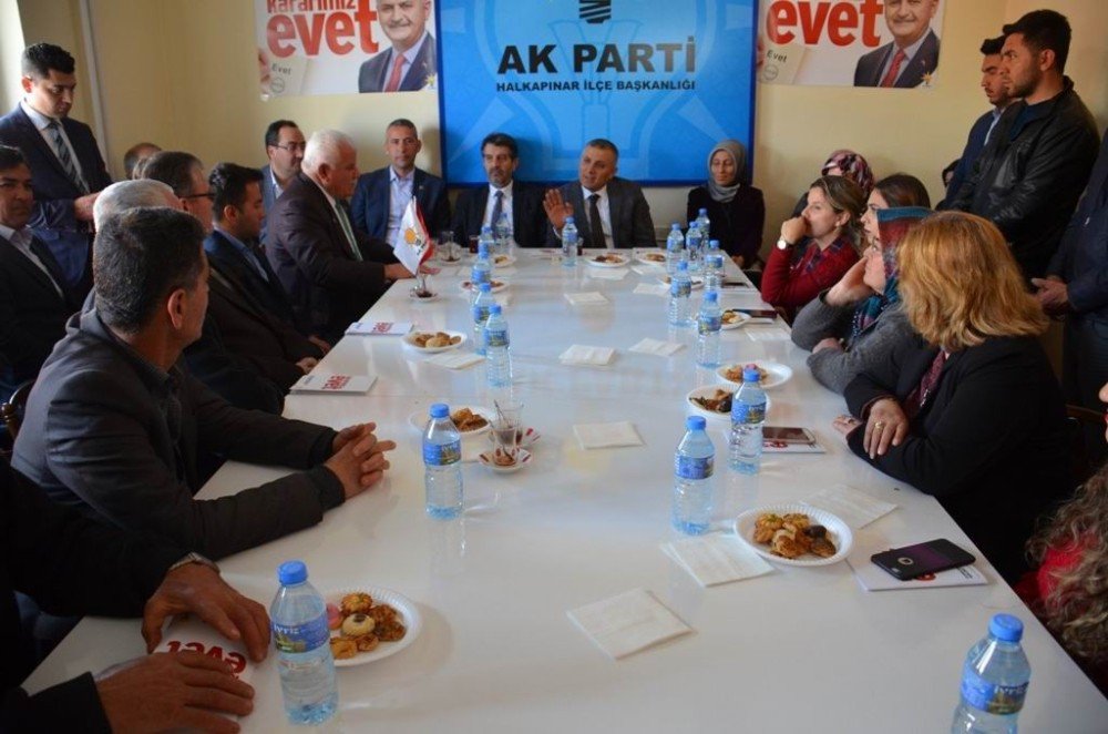 Ak Parti Konya İl Başkanı Arat, Referandum Çalışmalarını Sürdürüyor