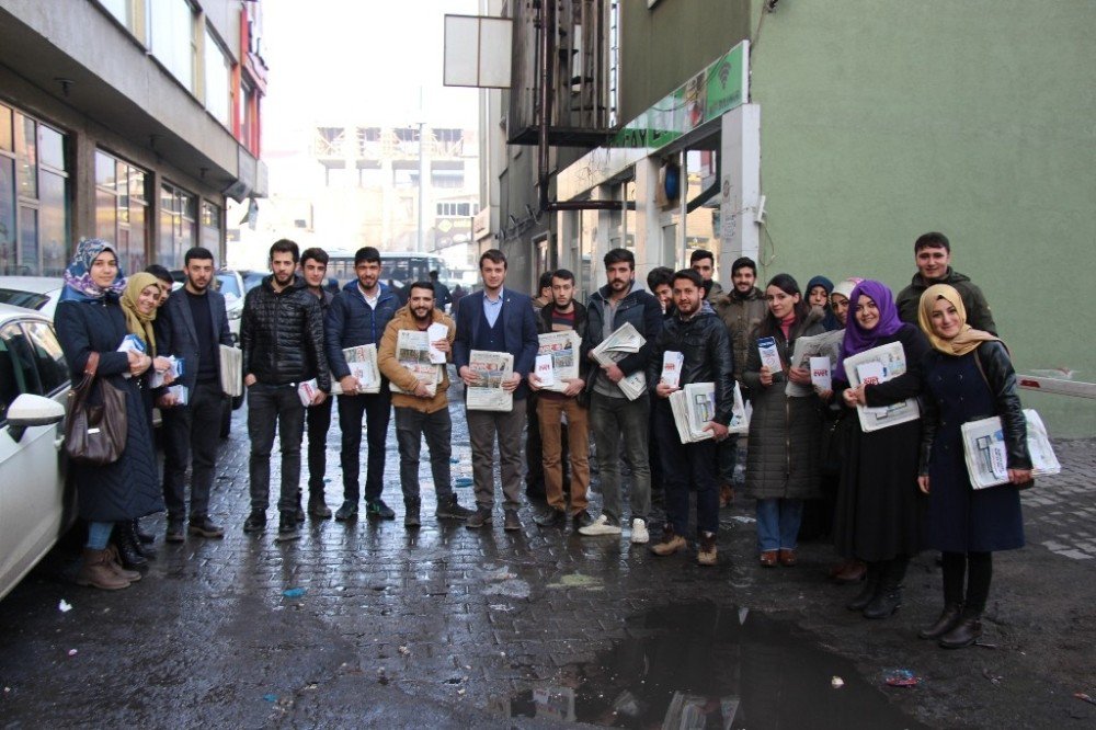 Ak Parti Ağrı Gençlik Kolları Yeni Anayasa Maddelerini Kılıçdaroğlu’na Gönderdi