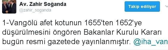 Ak Parti Van İl Başkanı Soğanda’dan Van Gölü Müjdesi