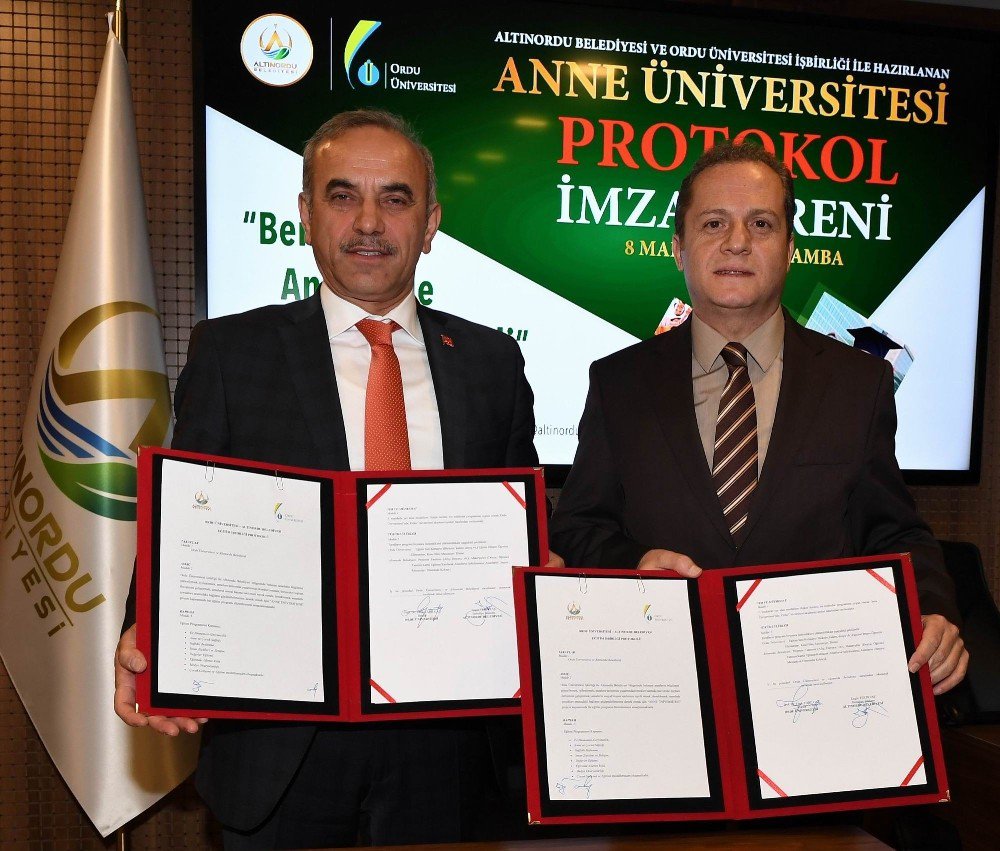 Ordu’da Anne Üniversitesi Protokolü İmzalandı