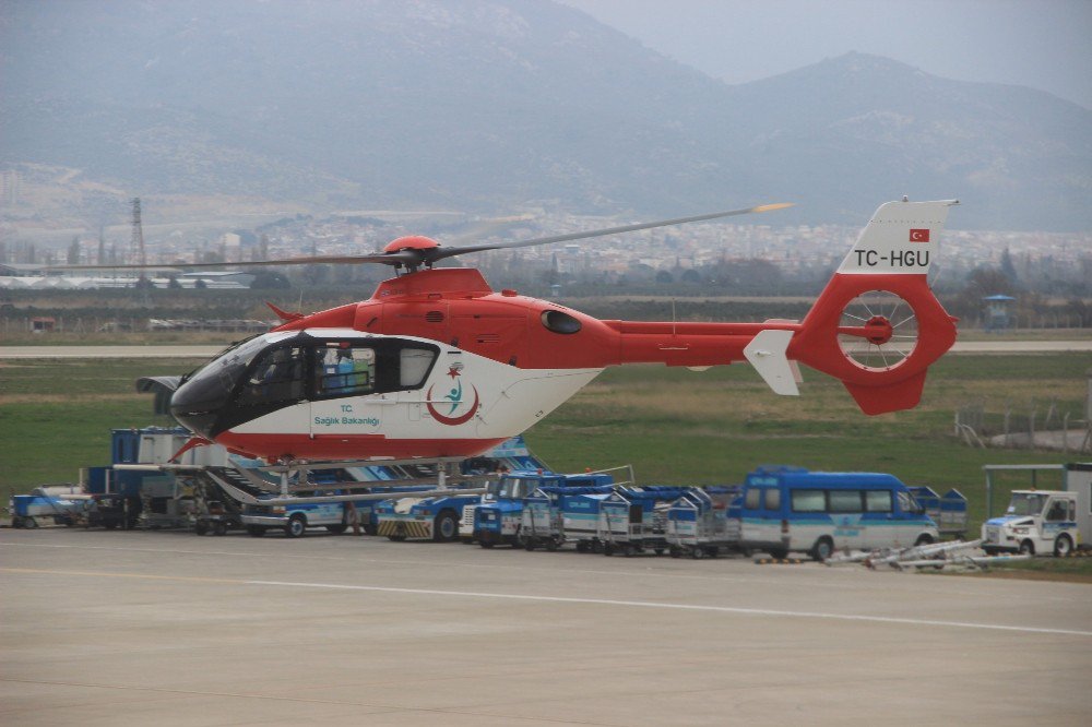 Kalp Hastası Ambulans Helikopter İle Sevk Edildi