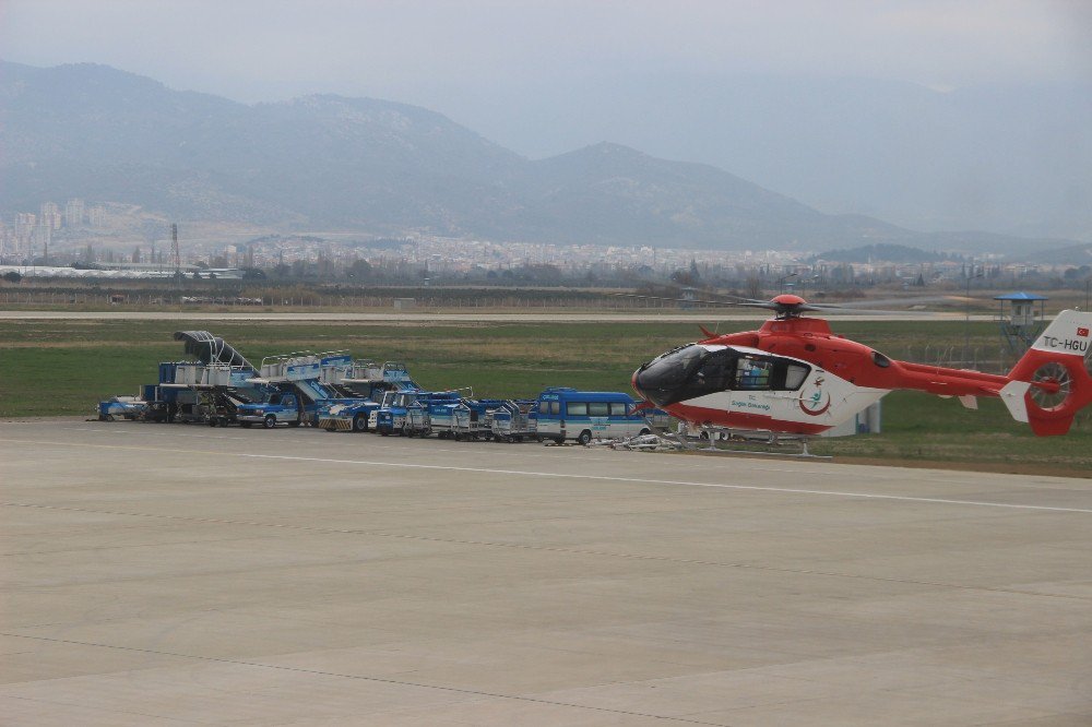 Kalp Hastası Ambulans Helikopter İle Sevk Edildi