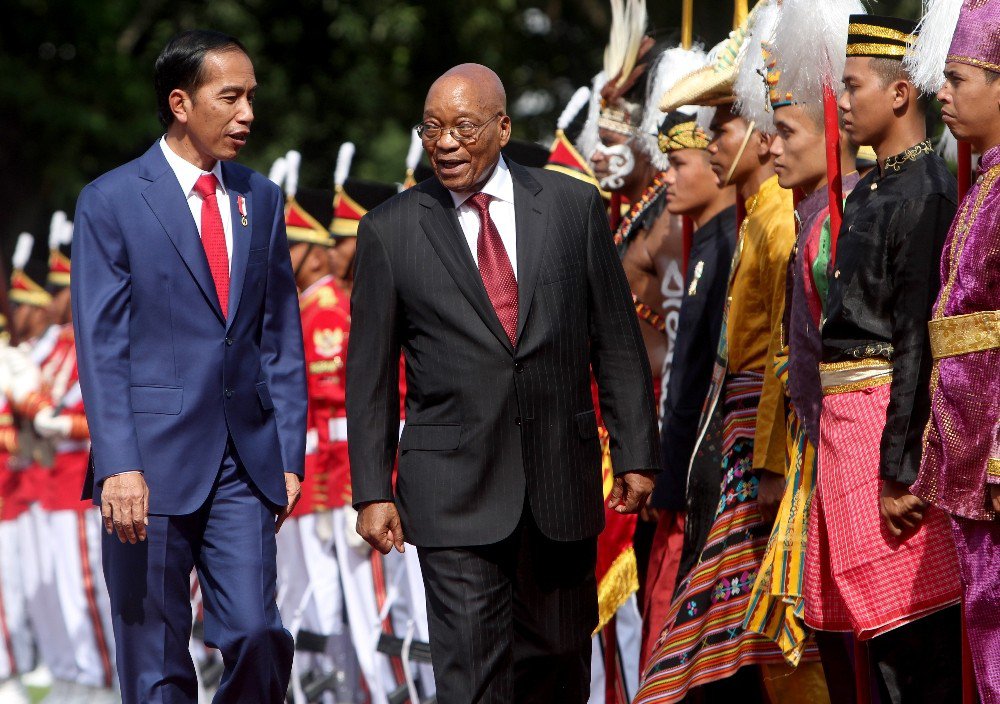 Güney Afrika Cumhurbaşkanı Jacob Zuma, Widodo İle Bir Araya Geldi