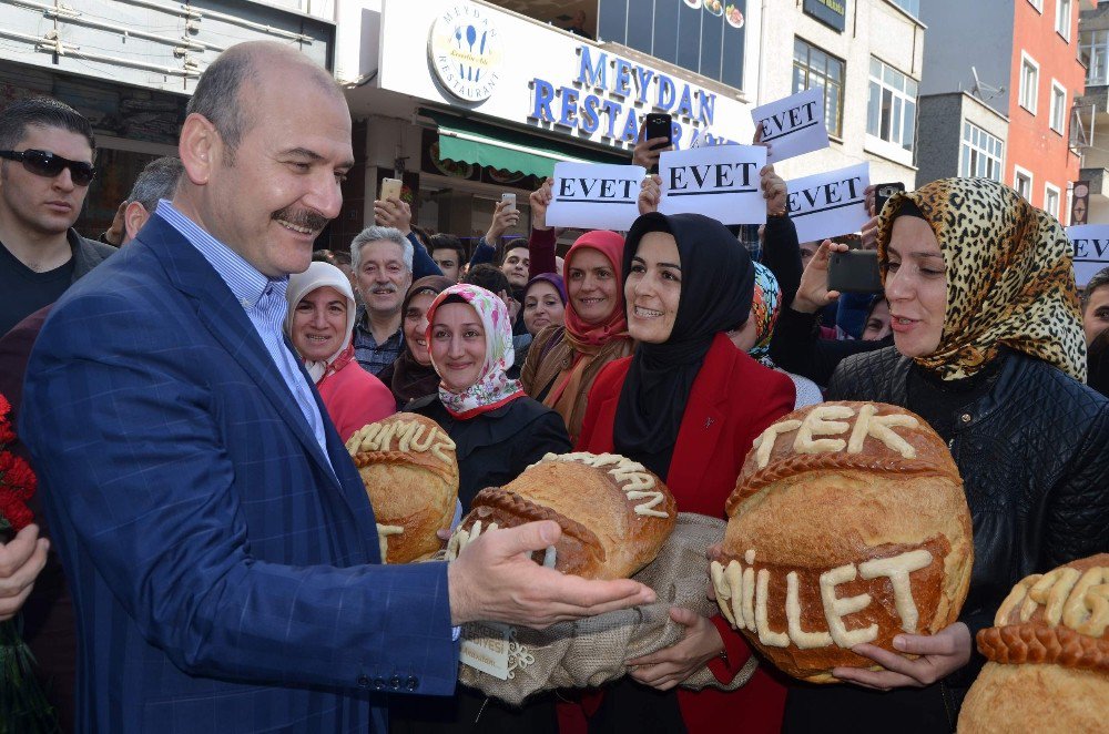 Soylu’ya Ekmek Süprizi