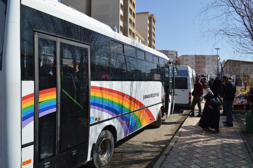 Şırnak Belediyesinden Kadınlara Ücretsiz Ulaşım