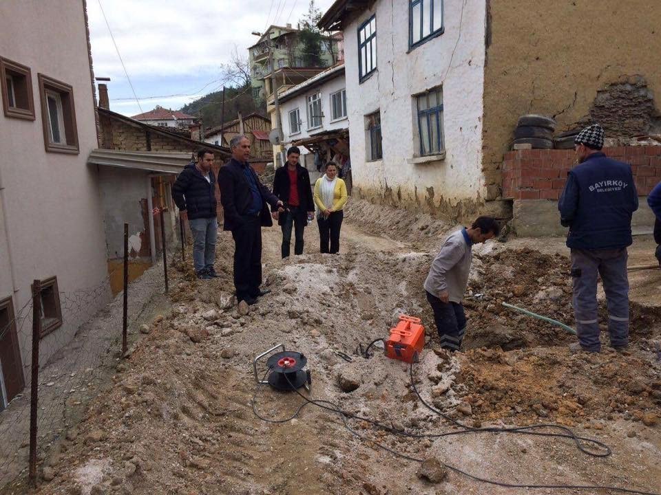 Bayırköy Beldesi’nde Alt Yapı Çalışmaları