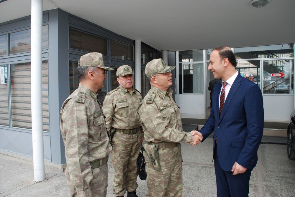 Jandarma Lojistik Komutanı Tümgeneral Ali Özkara’dan Vali Erin’e Ziyaret