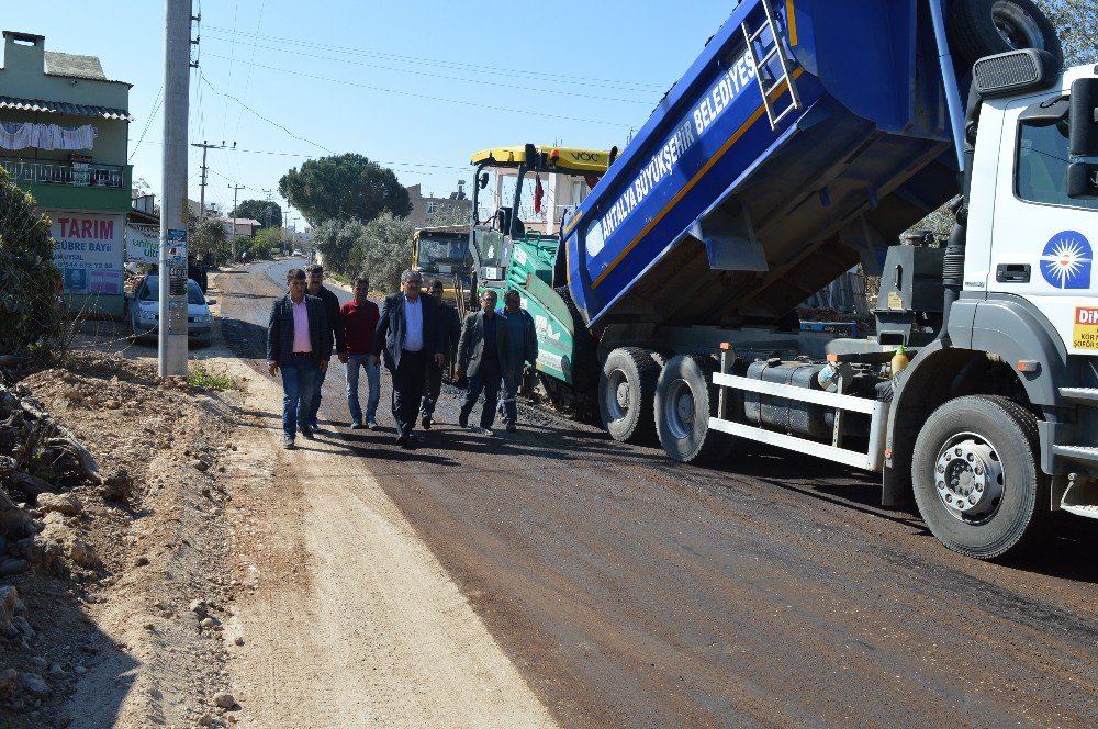 Serik Yollarını Büyükşehir Yapıyor