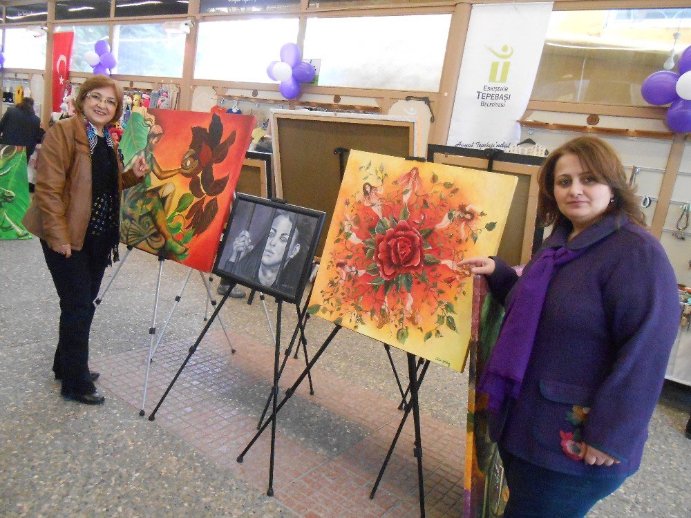 Ressam Cahide Aytekin’den Karma Resim Sergisi