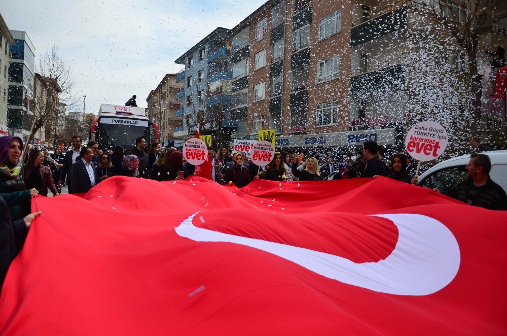 Pursaklar ‘Evet’ İçin Yürüdü