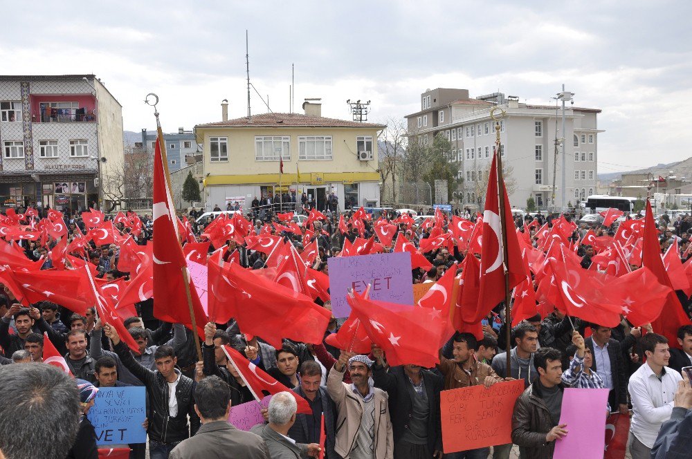 Diyarbakır Çermik’te ‘Teröre Lanet, Şehide Saygı’ Mitingi