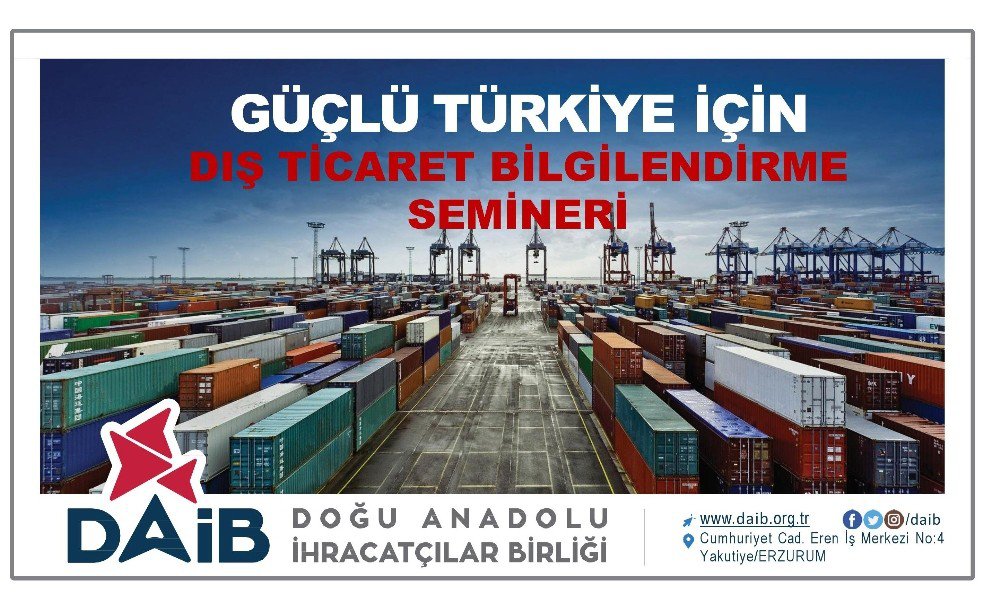 İhracatçı Firmalar İçin Dış Ticaret Seminerleri Düzenlenecek