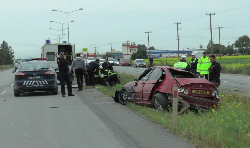 Kktc’de Kaza: 1 Ölü