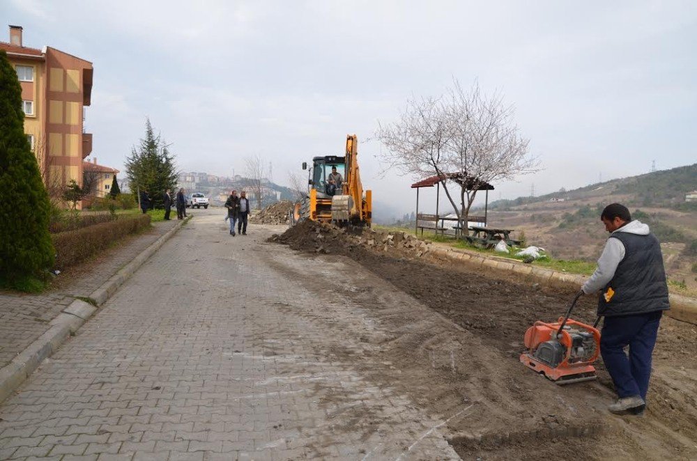 Toki İçin Yol Çalışmaları Sürüyor