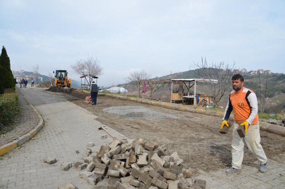 Toki İçin Yol Çalışmaları Sürüyor