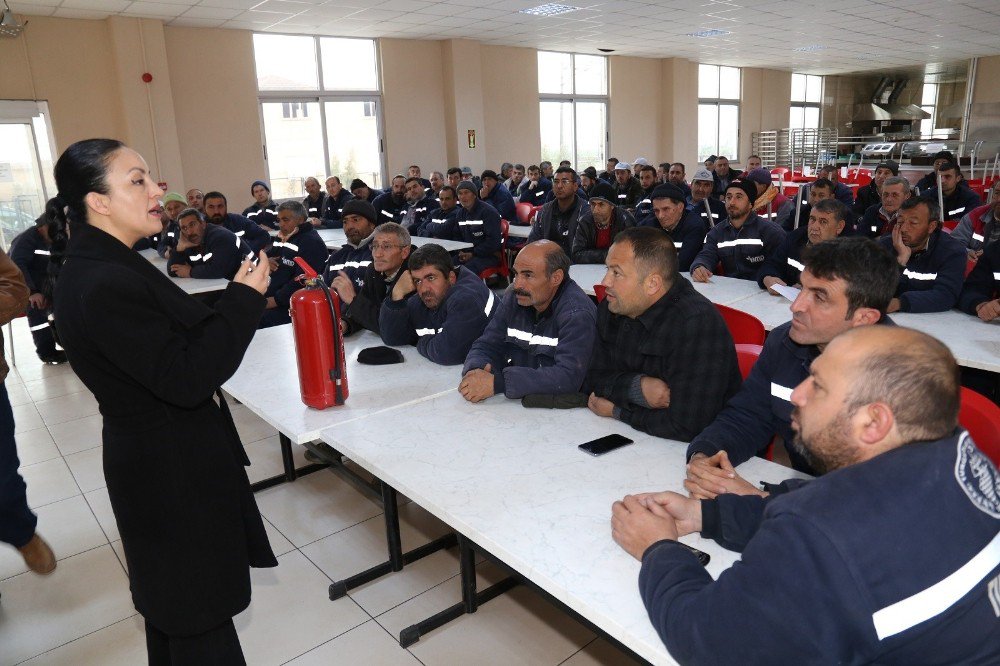 Turgutlu Belediyesi Personeline İş Güvenliği Eğitimi