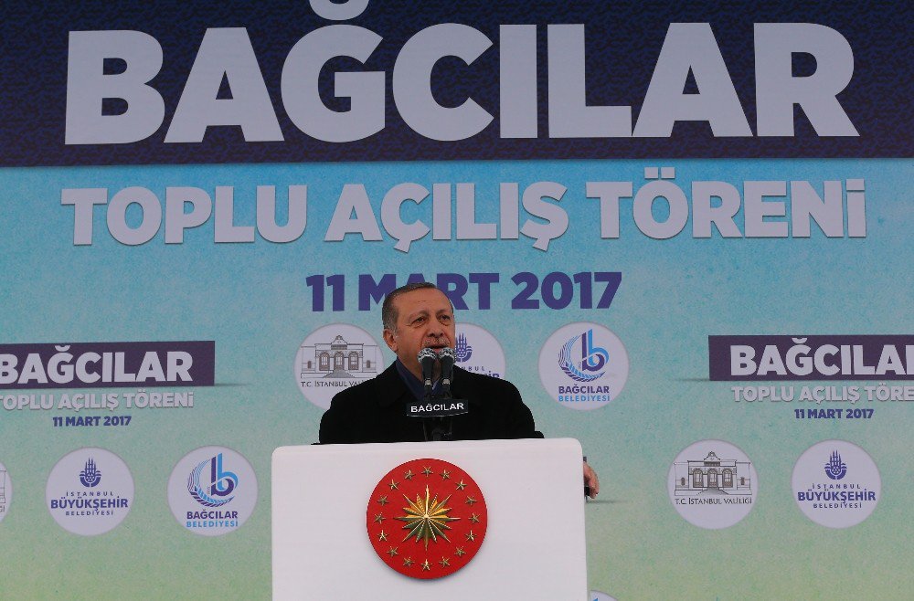 Cumhurbaşkanı Erdoğan, Bağcılar’da Toplu Açılış Törenine Katıldı