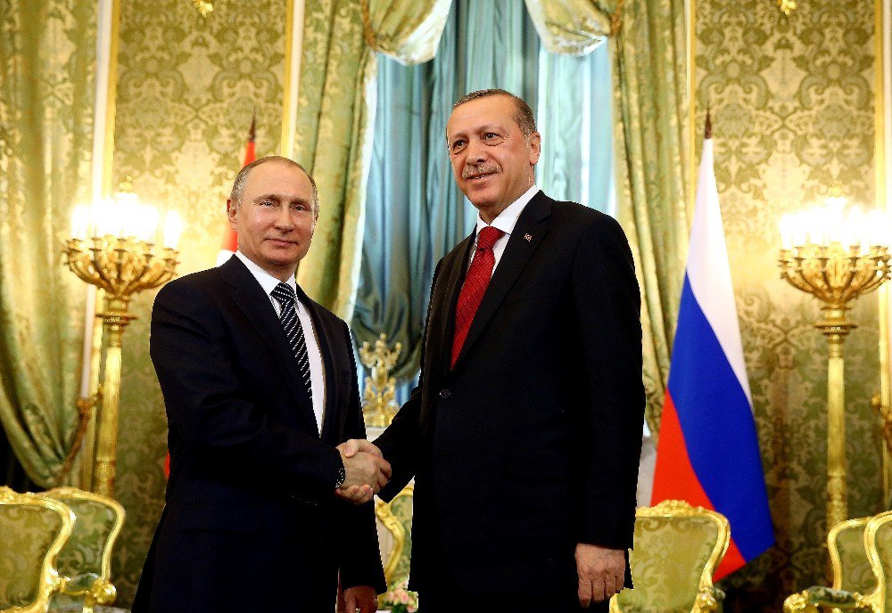 Cumhurbaşkanı Erdoğan, Putin İle Heyetler Arası Toplantıda Bir Araya Geldi