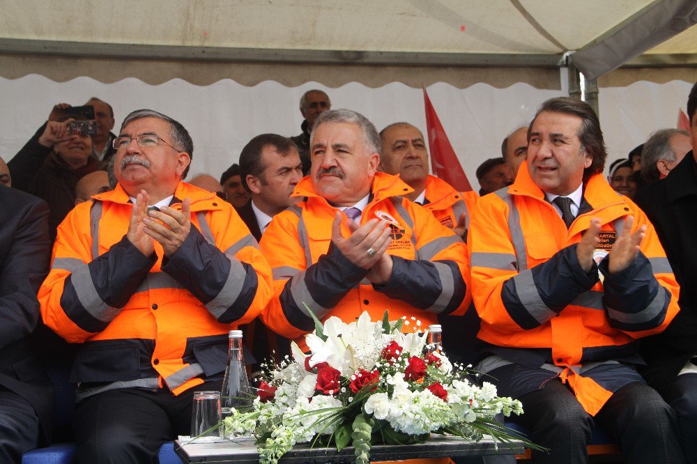 Bakan Arslan Ve Yılmaz, Ilgar Dağı Tüneli’nin Temelini Attı