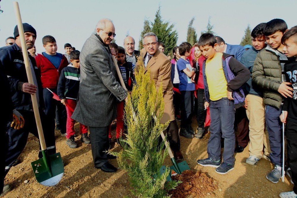 Gebze’de Bin 600 Fidan Toprakla Buluştu