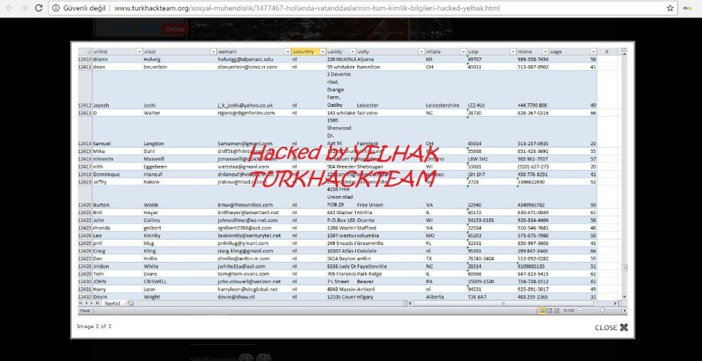 Hollanda’ya Türk Hacker Şoku