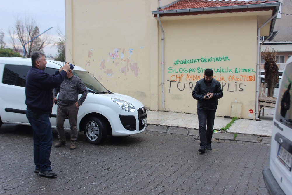 Duvar Yazıları Polisi Harekete Geçirdi