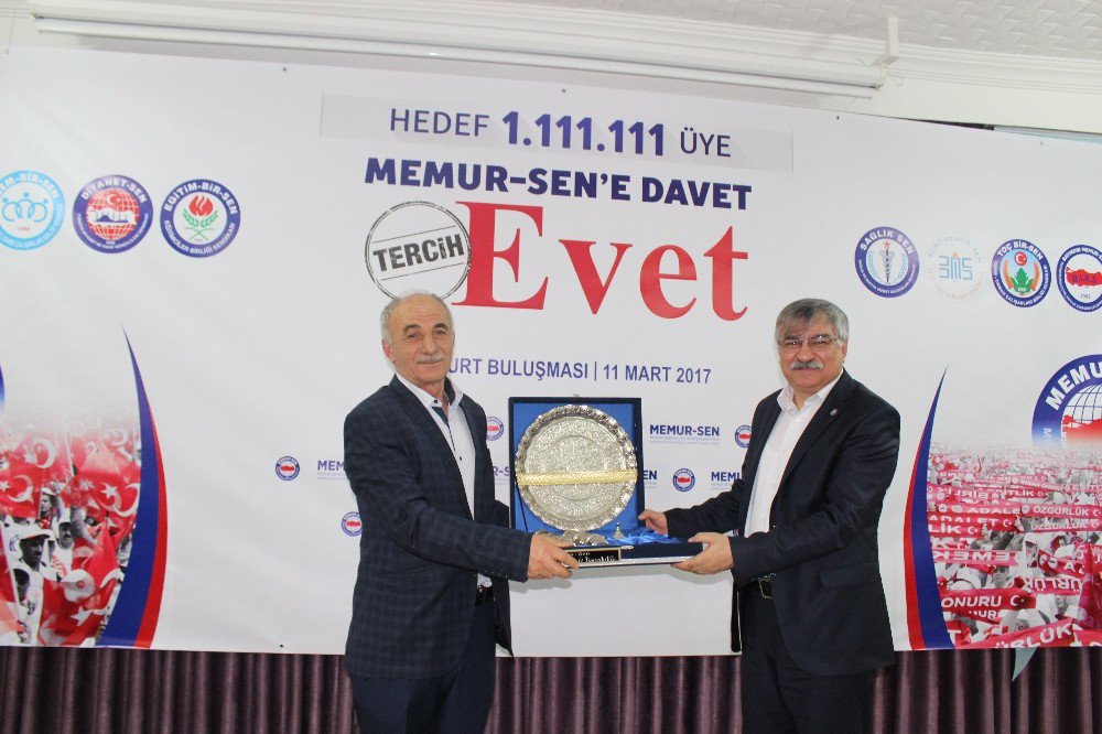 "Memur-sen’e Davet Tercih Evet"