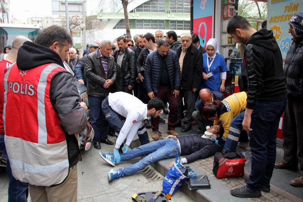 Samsun’da Otomobil İle Elektrikli Bisiklet Çarpıştı: 1 Yaralı