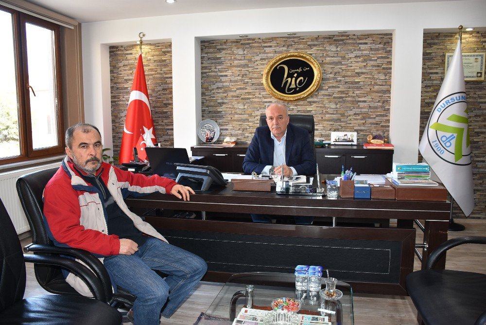 Mhp İlçe Başkanından Belediyeye Ziyaret