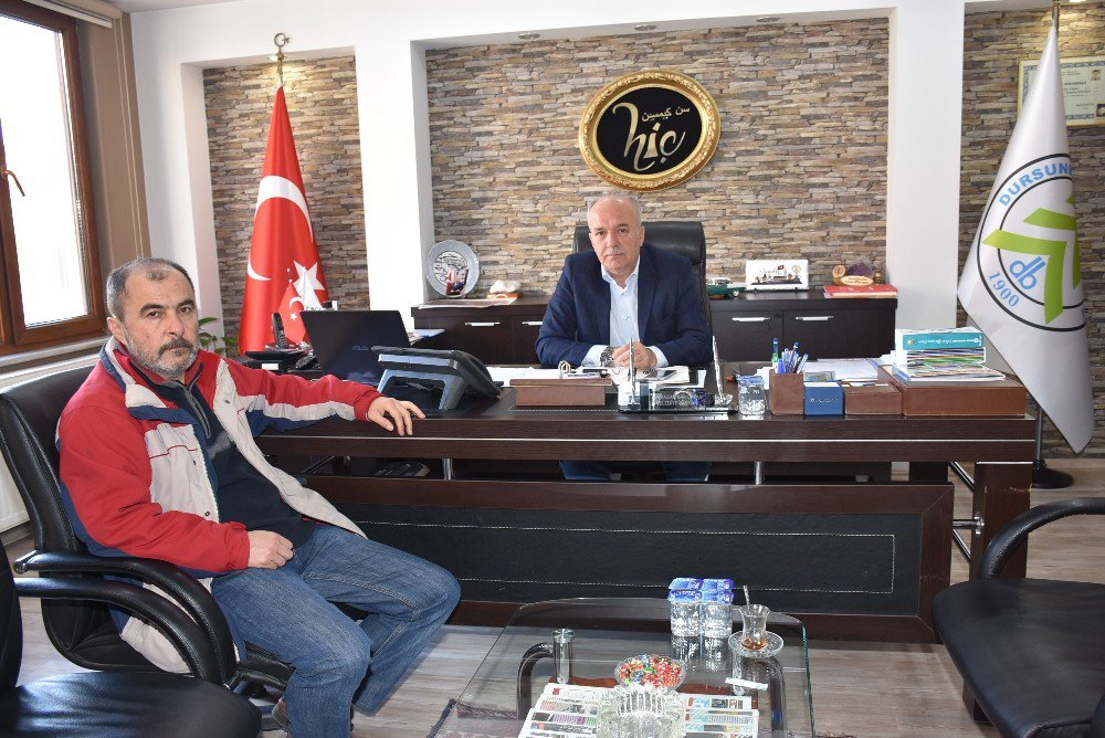 Mhp İlçe Başkanından Belediyeye Ziyaret