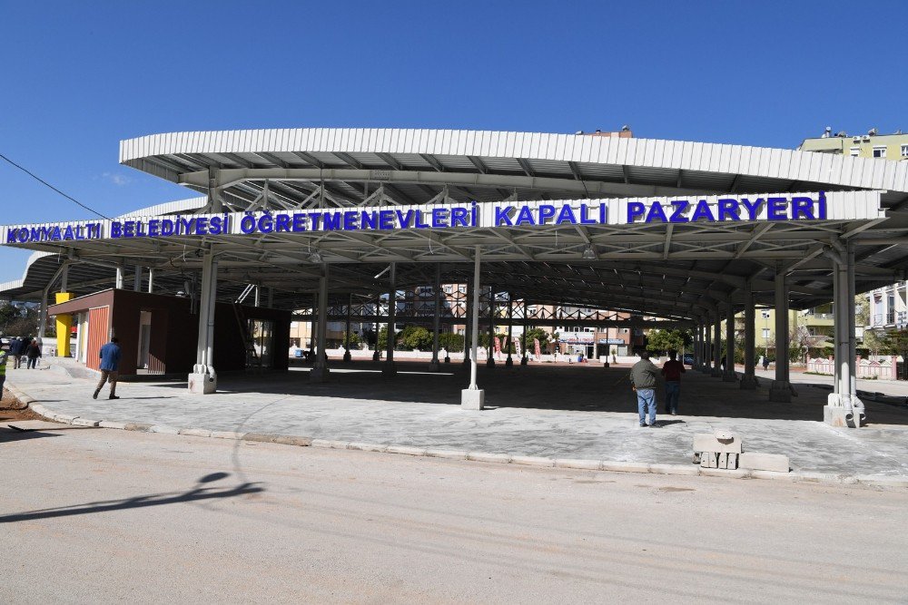 Öğretmenevleri Kapalı Pazarı Tamamlandı