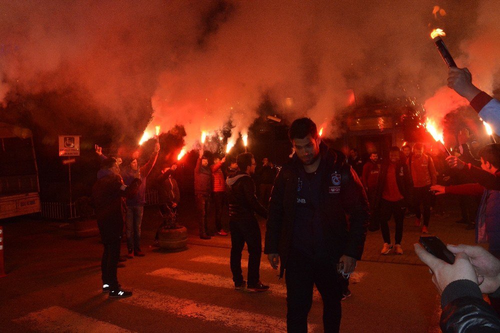 Trabzonspor’a Coşkulu Karşılama