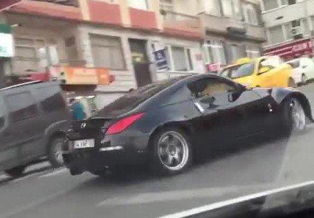 Trafik Magandası Hastaneler Bölgesinde Drift Yaptı