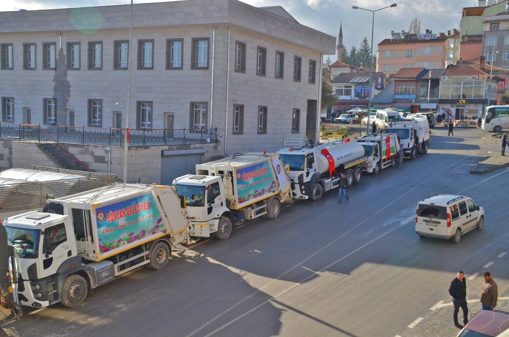 Bünyan Belediyesi Hibe Olarak Alınan Araçları Tanıttı