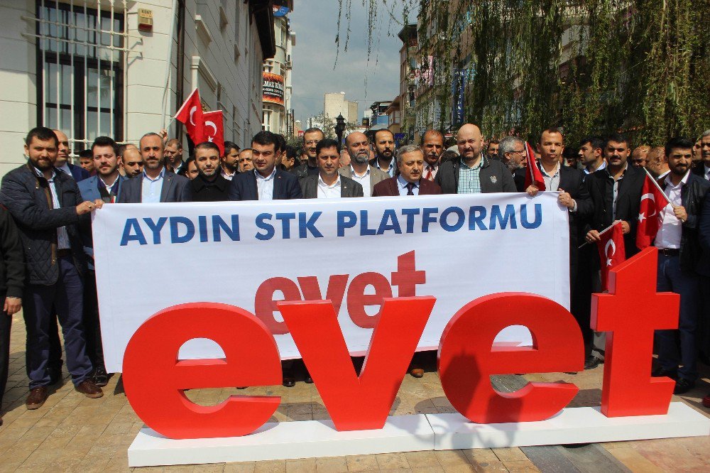 Aydın’da Stk’lardan ‘Evet’ Açıklaması