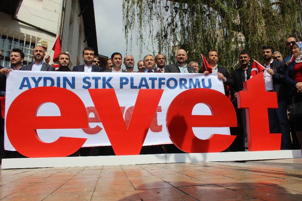 Aydın’da Stk’lardan ‘Evet’ Açıklaması