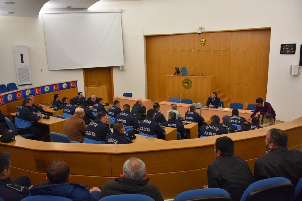 Zabıtada Hizmet İçi Eğitimler Devam Ediyor