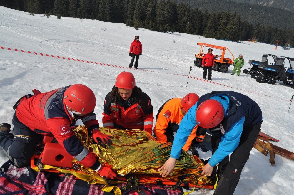 Ilgaz Dağı’nda ‘Kış Kurtarma Tatbikatı’ Yapıldı