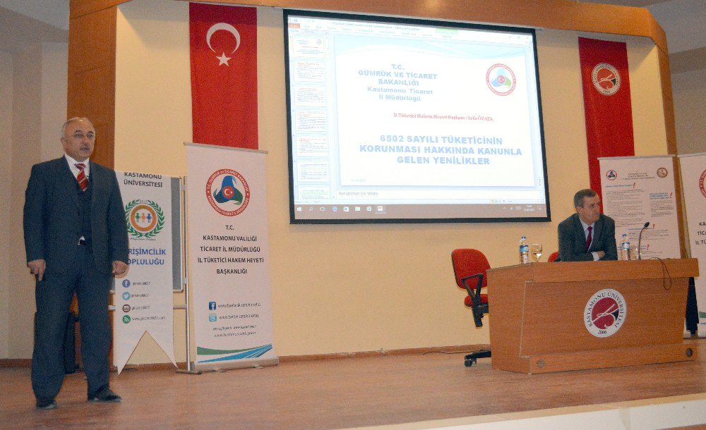 Kastamonu’da ‘Tüketici Hakları’ Konulu Konferans Verildi