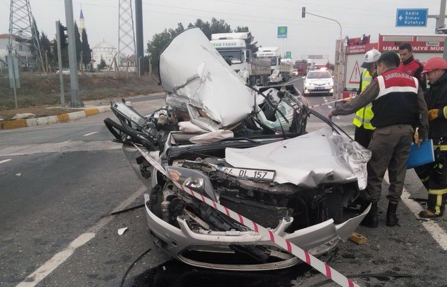 Uşak’ta Trafik Kazası: 1 Ölü