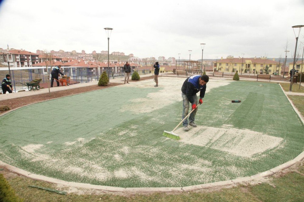 Odunpazarı Belediyesi’nden Yenikent’e Spor Parkı