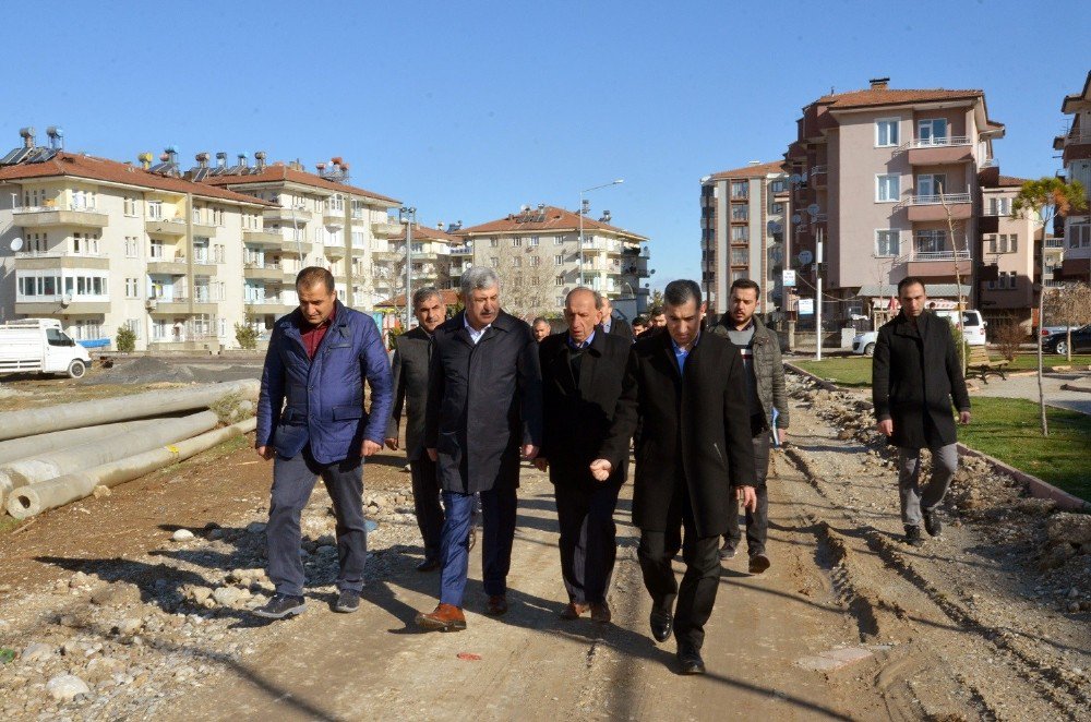 Başkan Polat Çalışmaları Yerinde İnceledi