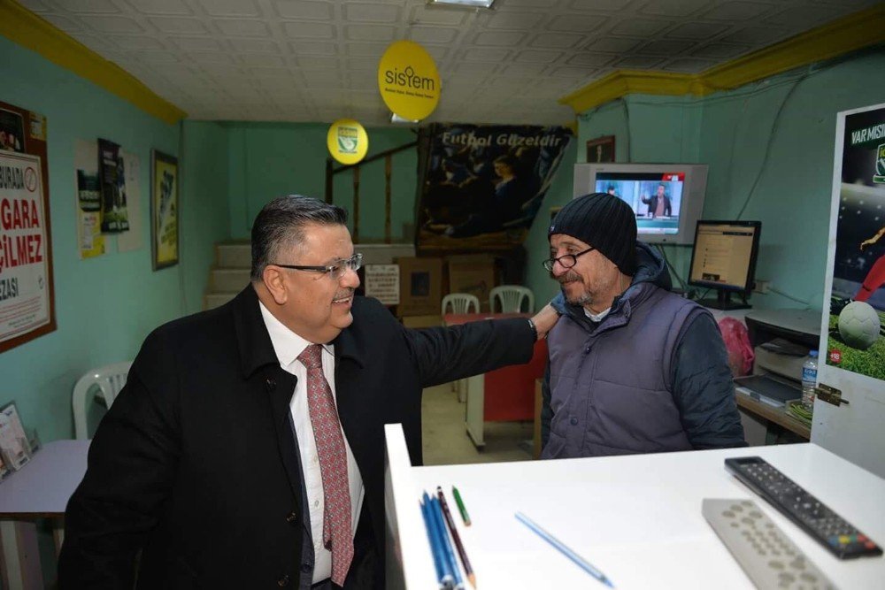 Başkan Yağcı’nın Esnafı Referandum Bilgilendirmesi Devam Ediyor